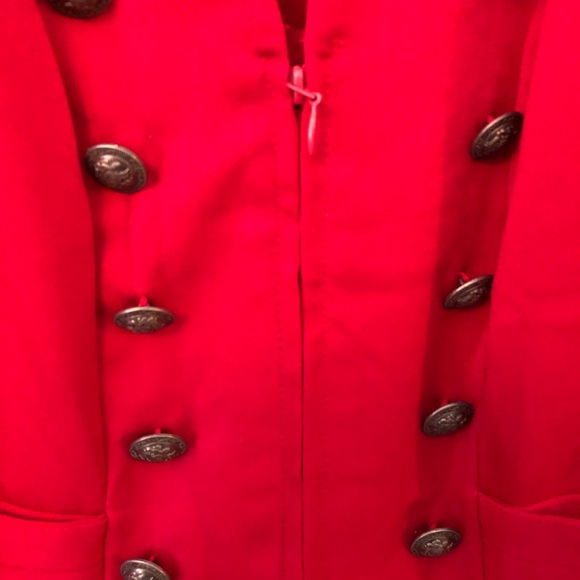 NWOT ZipUp Military Long Dress Jacket - Picture 3 of 4